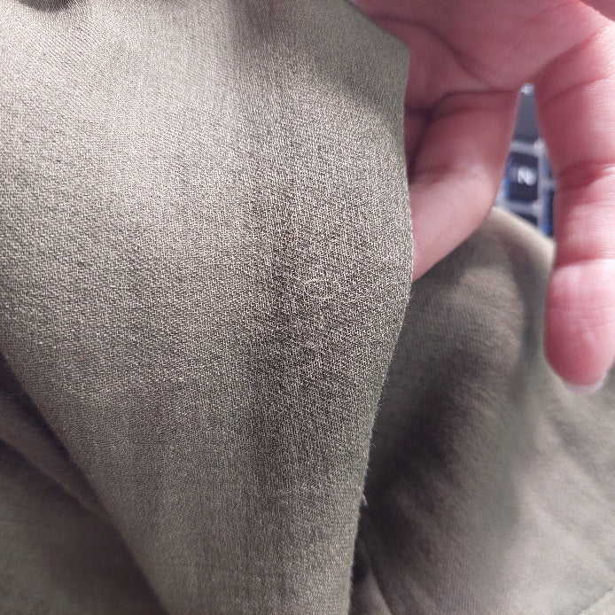 Zara Green Embroidered Button Down Blouse | Gently Used |