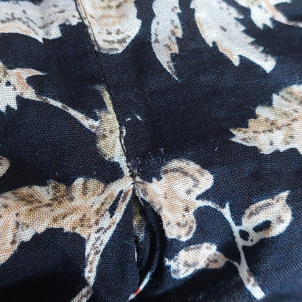 Riffat Aliani Black Printed & Lace Detail Co-ord Set | Pre Loved |