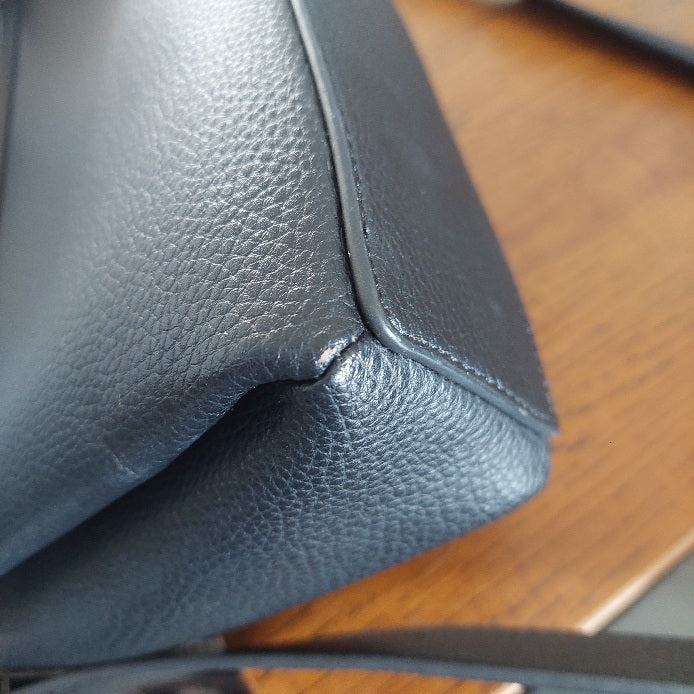 Calvin Klein Black Dressed EW Leatherette Crossbody Bag | Pre Loved |