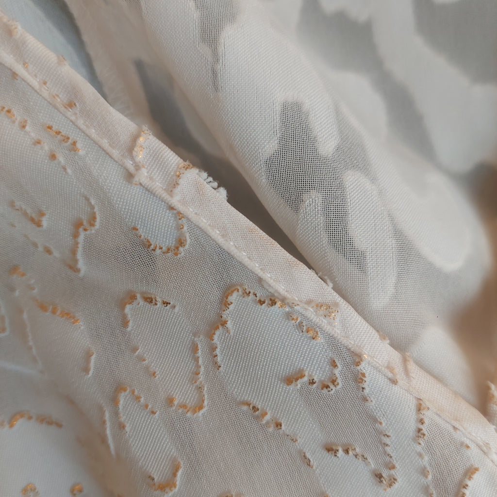 H&M Off White Semi Sheer Textured Kaftan | Pre Loved |