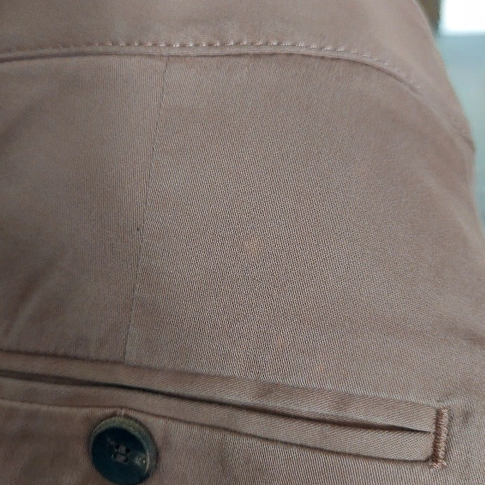 Massimo Dutti Brown Straight Leg Pants | Pre Loved |
