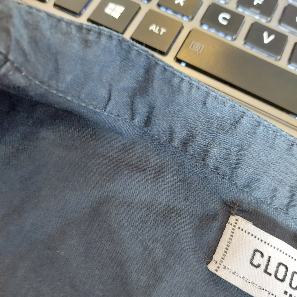ClockHouse Black Front Button Top | Pre Loved |