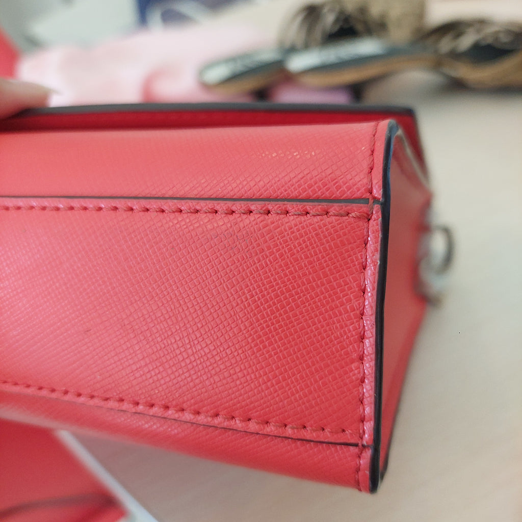Kate Spade Red Carson Leather Crossbody Bag | Pre Loved |
