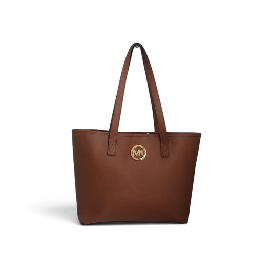 Michael Kors Brown Jet Set Travel Saffiano Leather Tote Bag | Pre Loved |