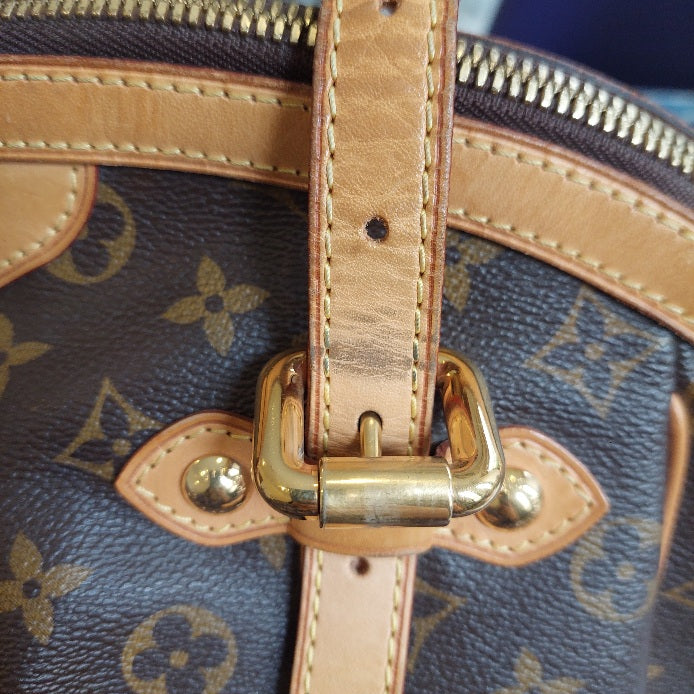 Louis Vuitton Brown Leather Monogram 'Tivoli GM' Bag | Pre Loved |