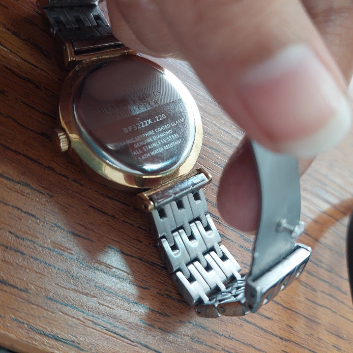 Beverly Hills Polo Club Two Tone BP3222X.220 White Dial Watch | Gently Used |