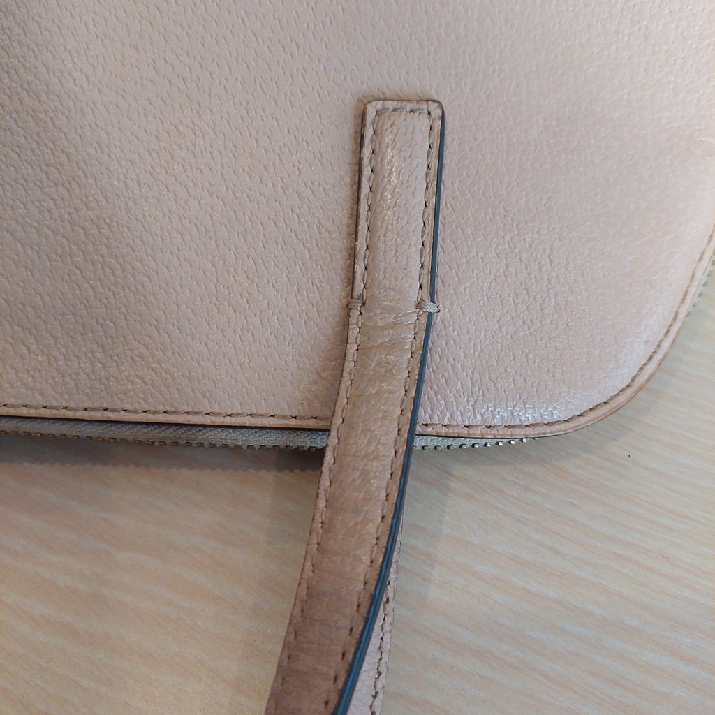 Kate Spade Rosy Pink Matthews Street Maise Leather Satchel Bag | Pre Loved |