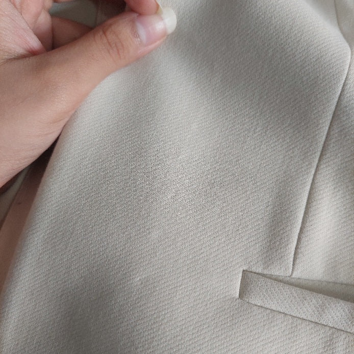 ZARA Cream Front Pockets Blazer | Pre Loved |