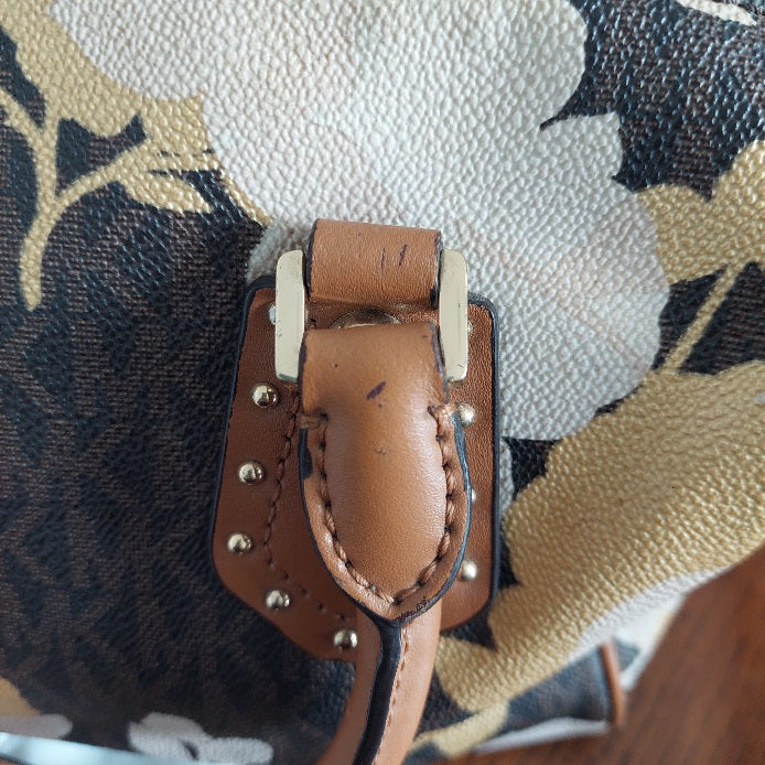 Michael Kors Brown Aria Satchel Bag | Pre Loved |