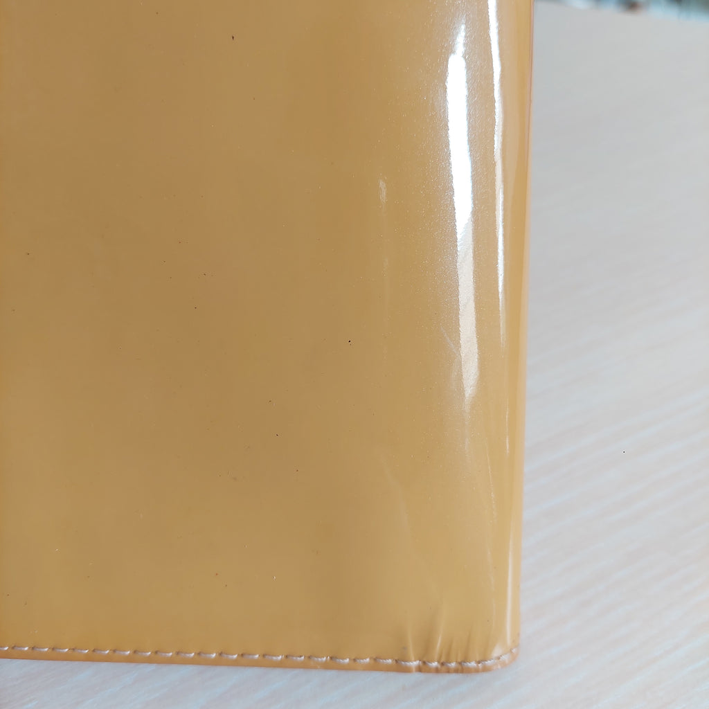 Louis Vuitton Beige Vernis Leather Louise Clutch Bag | Pre Loved |