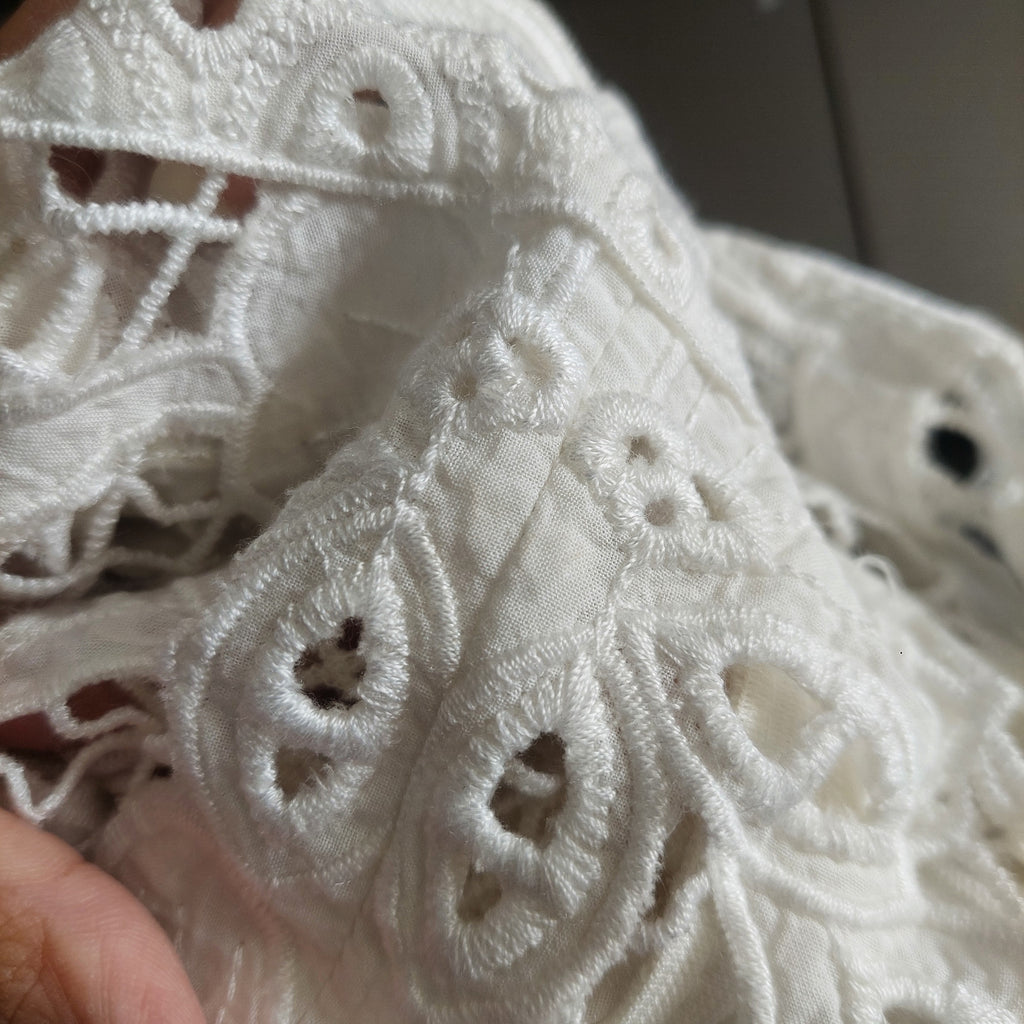 Zara White Lace Top | Pre Loved |