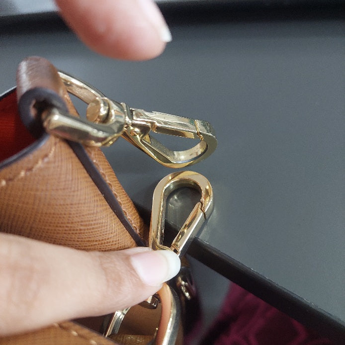 Michael Kors Brown Greenwich Sienna Large Saffiano Leather Bag | Pre Loved |