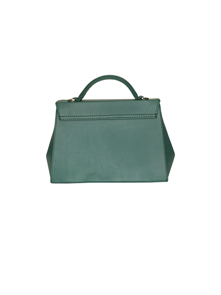 Warp Emerald Leather Flap Bag | Sample |