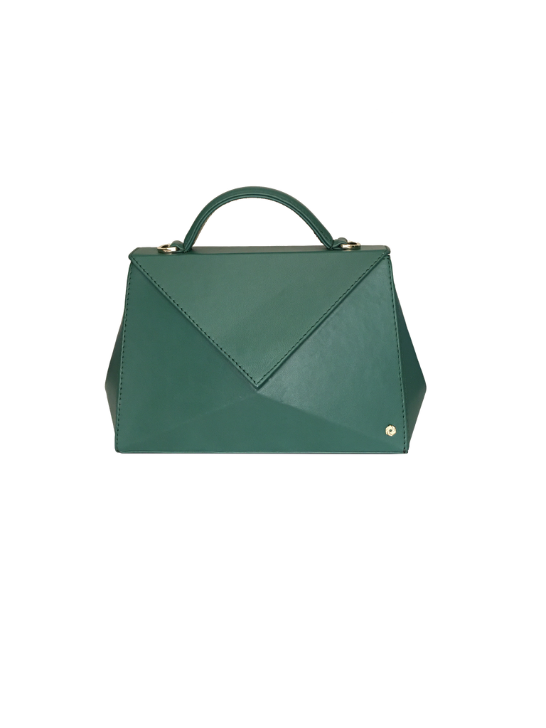 Warp Emerald Leather Flap Bag | Sample |