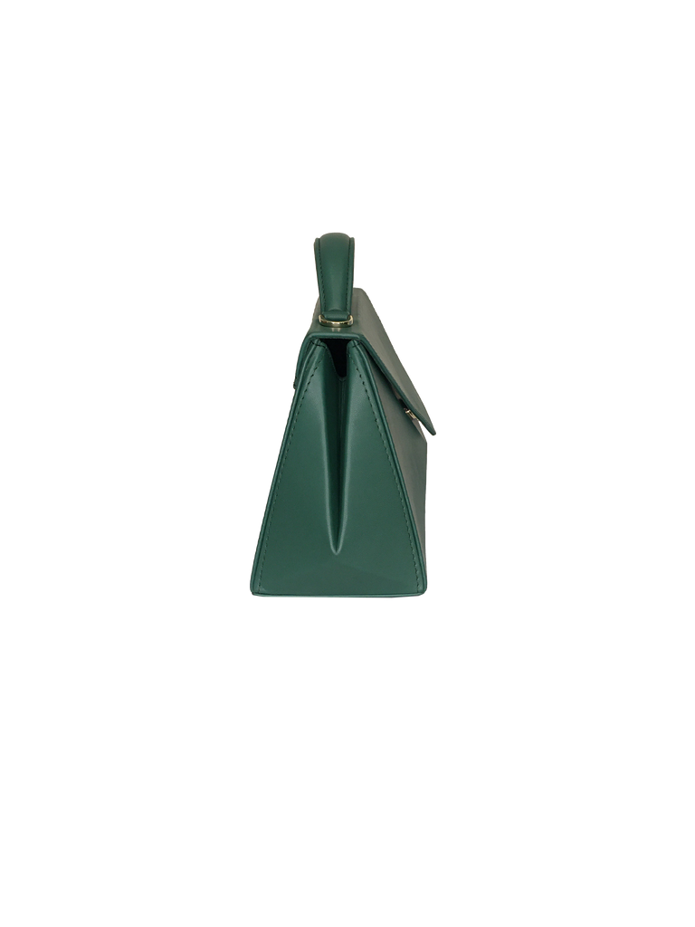 Warp Emerald Leather Flap Bag | Sample |
