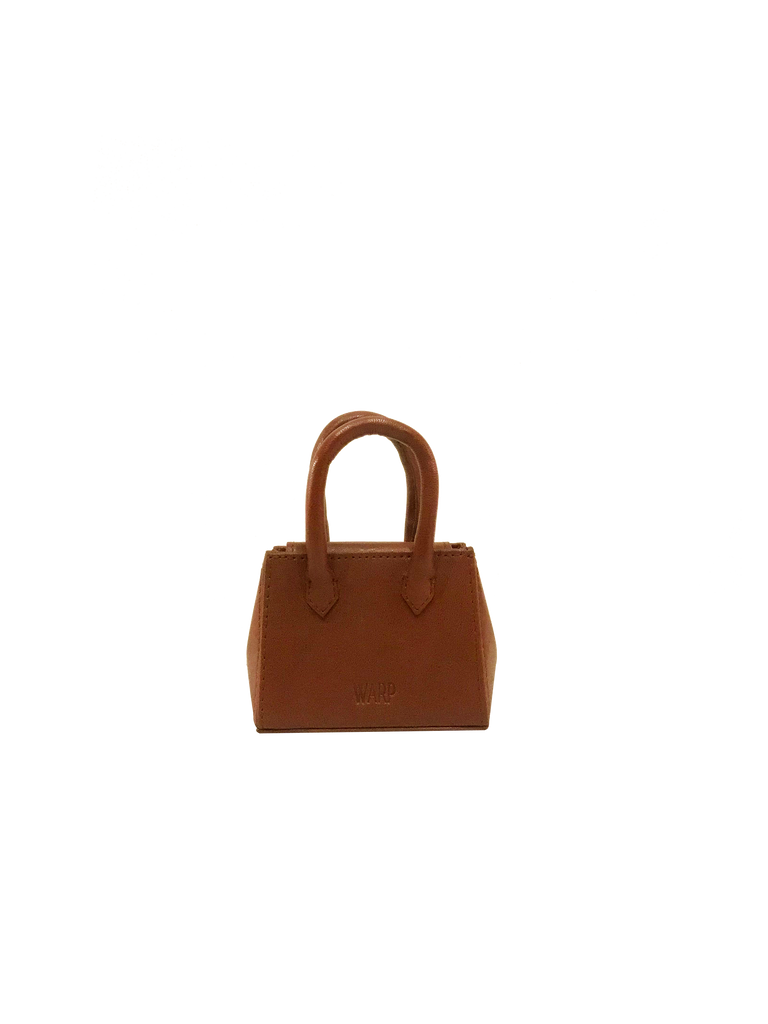 Warp Hexella Tan Petit Leather Bag | Sample |