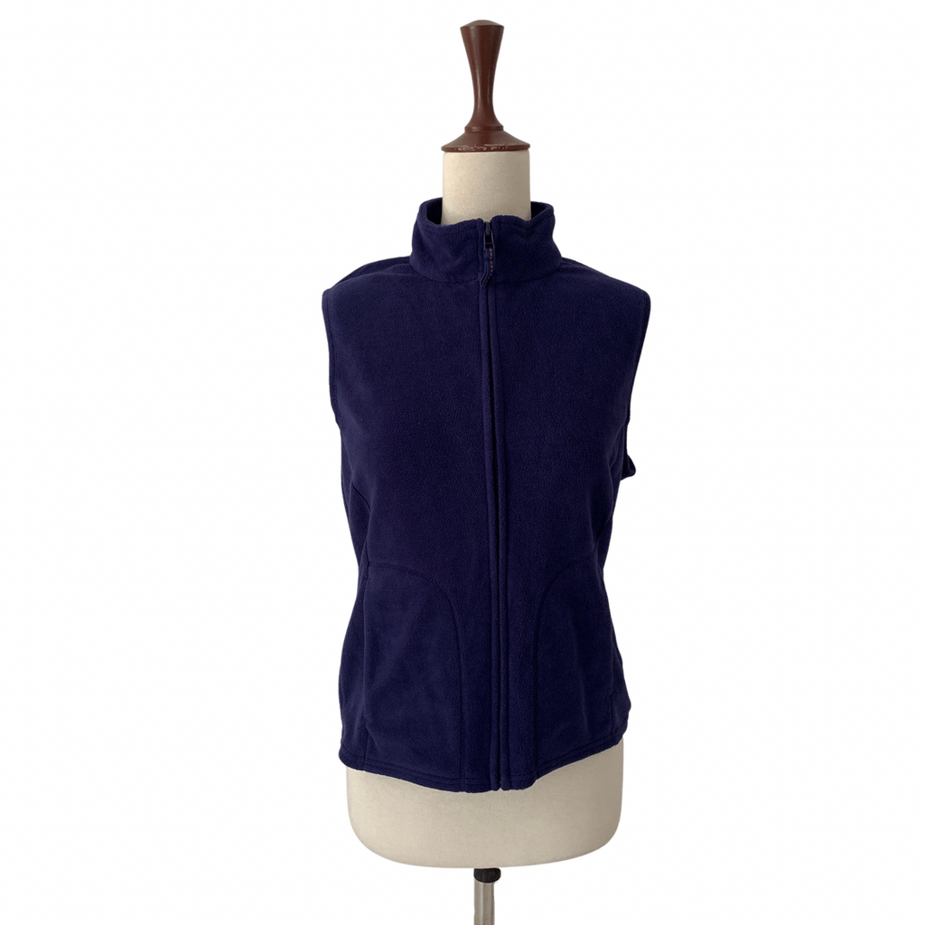 Marks & Spencer Blue Sleeveless Fleece Jacket | Pre Loved |