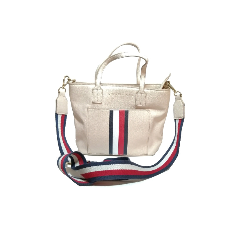Tommy Hilfiger Nude Monogram Small Satchel | Gently Used |