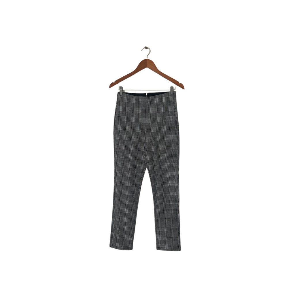 H&M Grey Checked Tweed Pants | Gently Used |