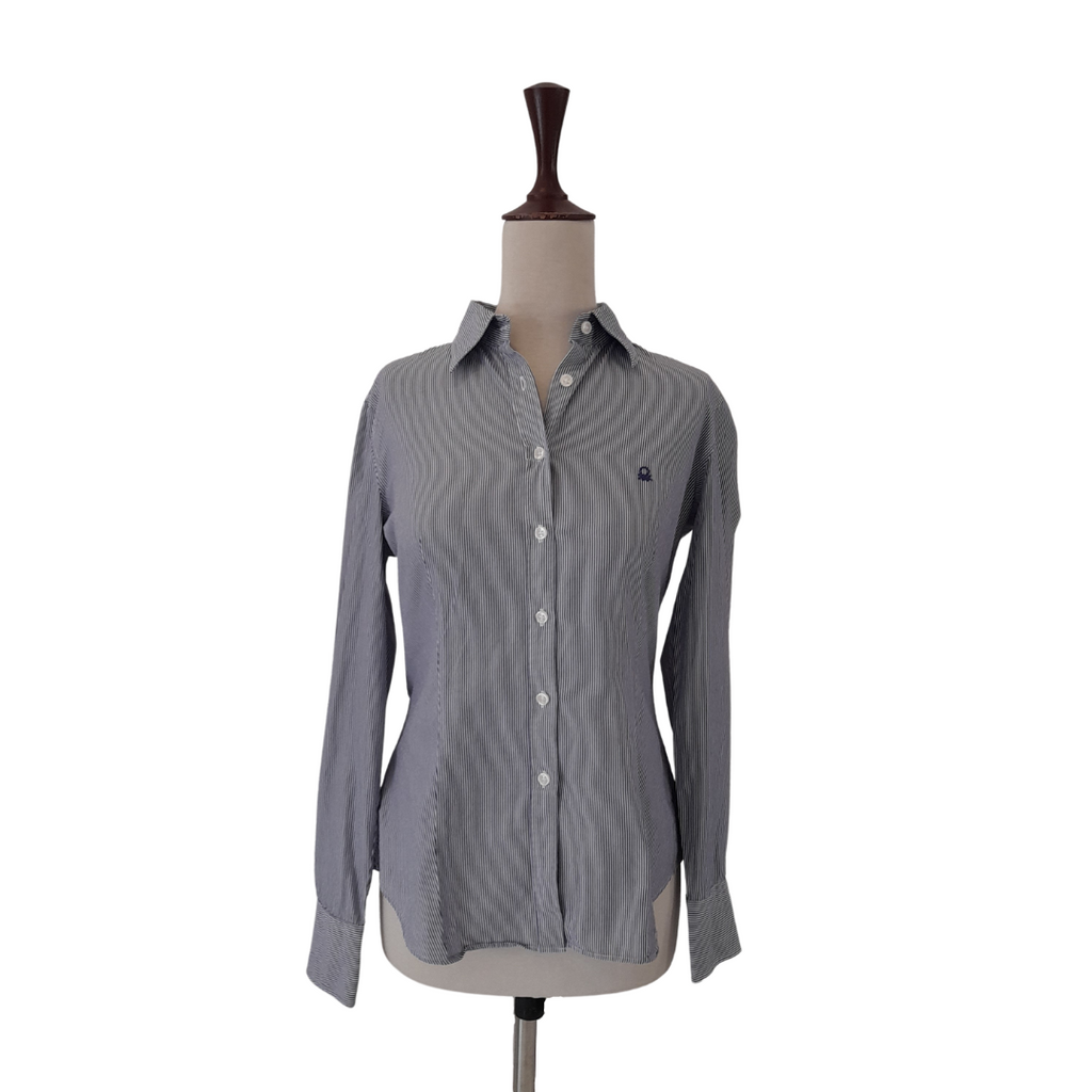 Benetton Striped Collared Shirt | Gently Used |
