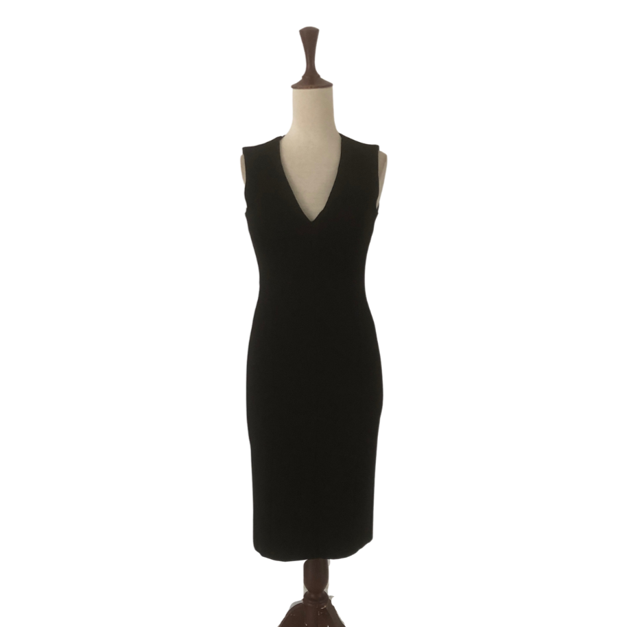 TY-LR Black Sleeveless Midi Dress | Gently Used |