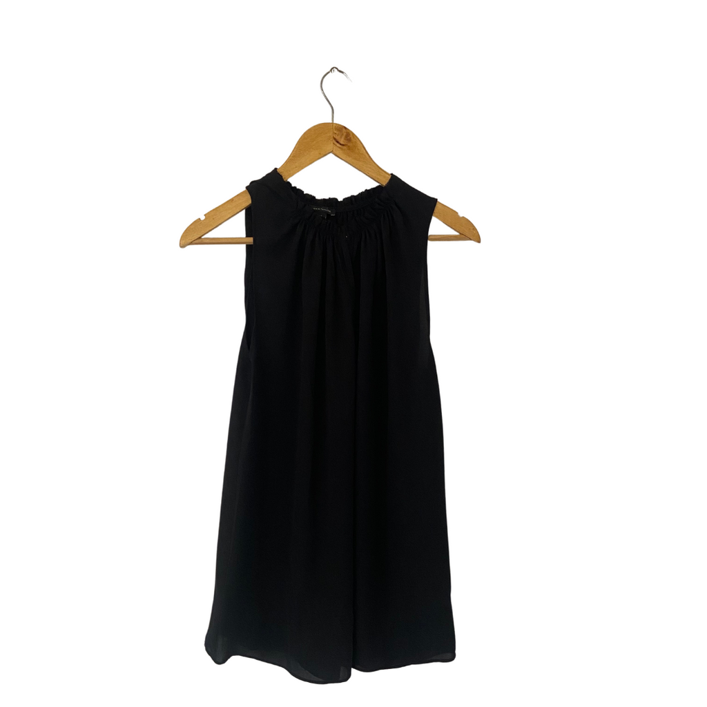 Ann Taylor Black Sleeveless Long Top | Gently Used |