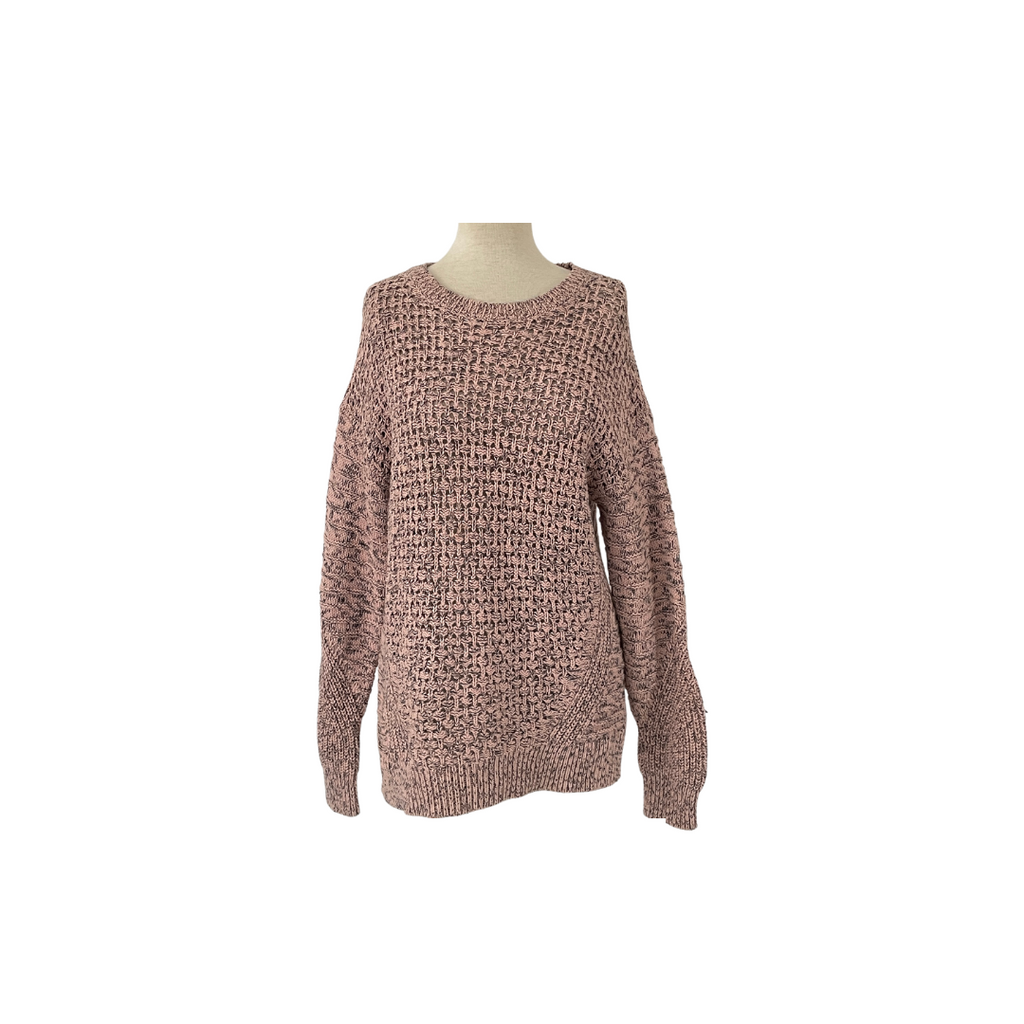Gap Pink & Grey Knit Sweater | Gently Used |