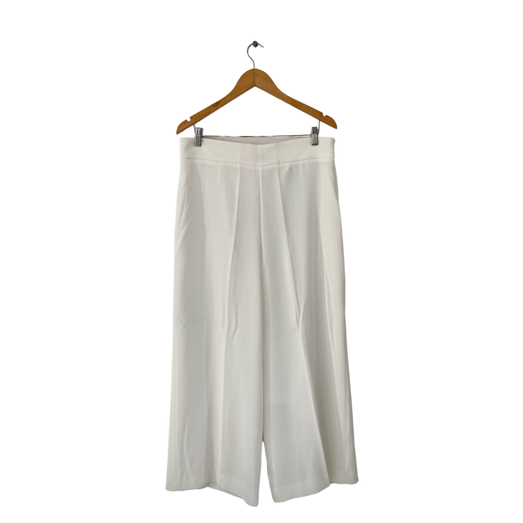 ZARA White Wide-legged Pants | Brand New |