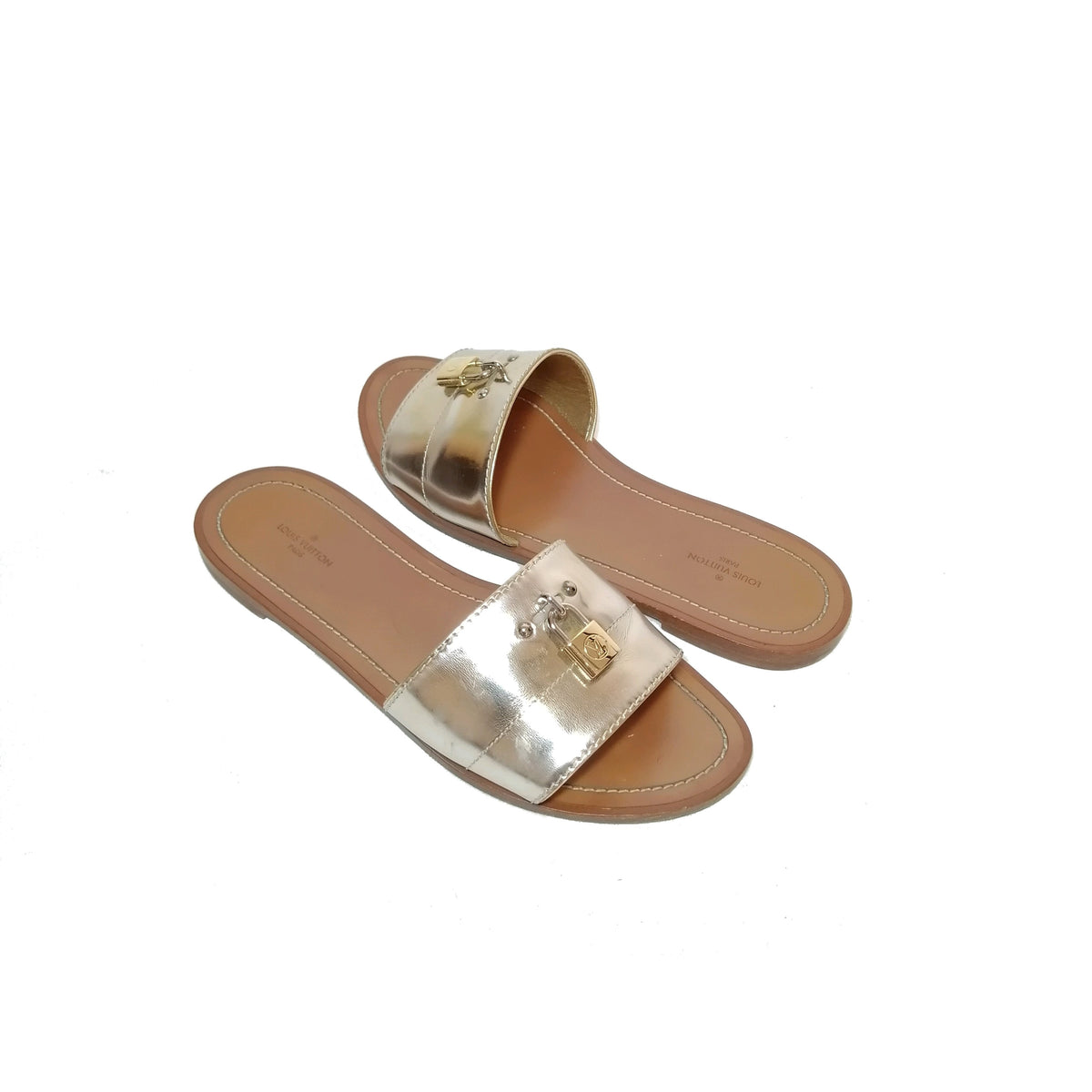 Louis vuitton online reflective slides