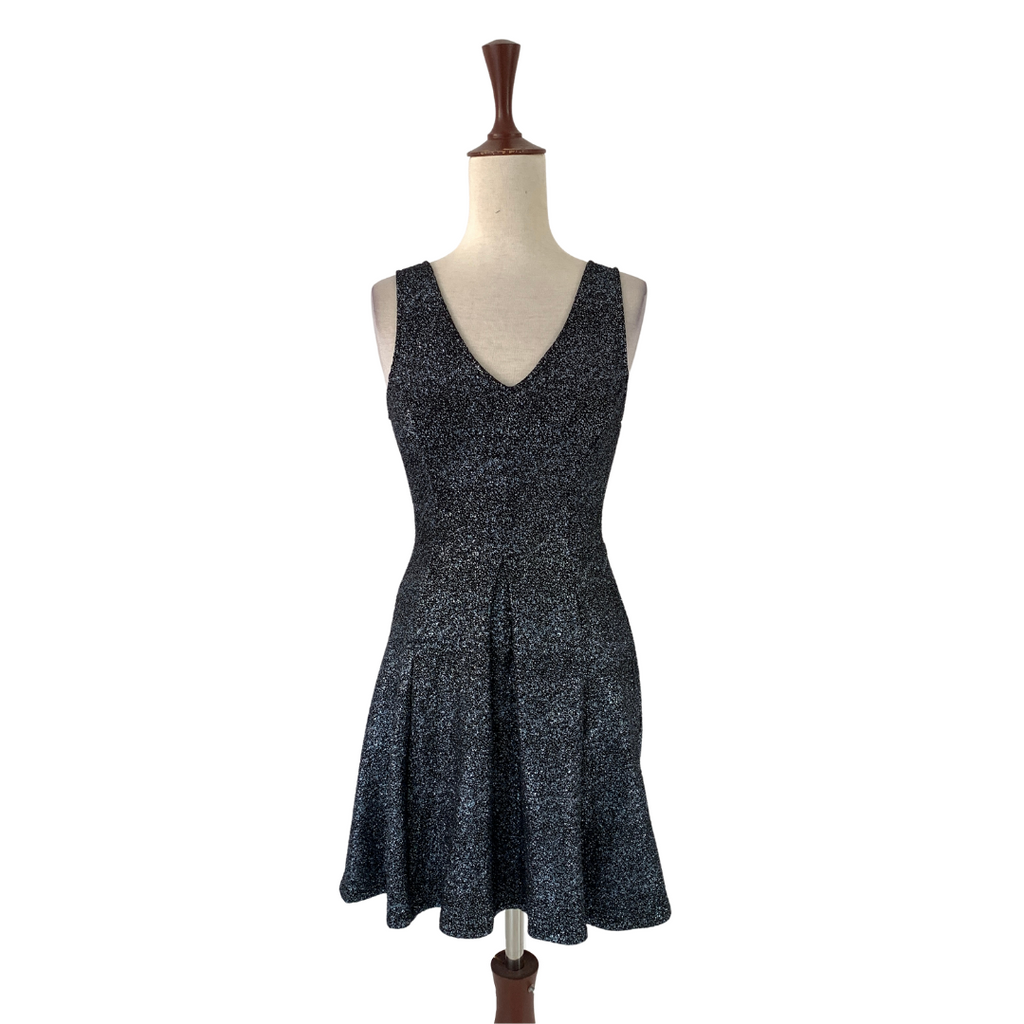 Brigitte Bailey Silver Shimmer Suzette Dress | Like New |