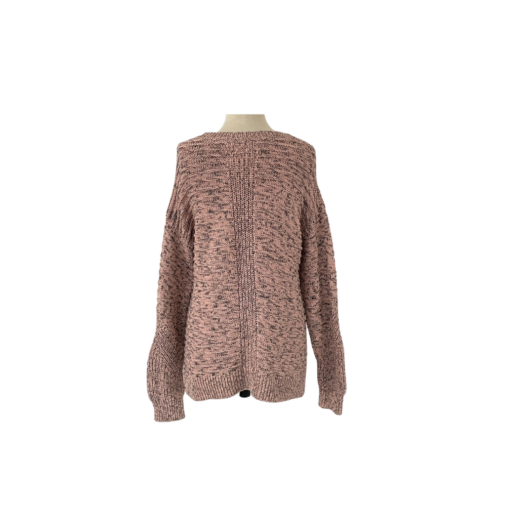 Gap Pink & Grey Knit Sweater | Gently Used |