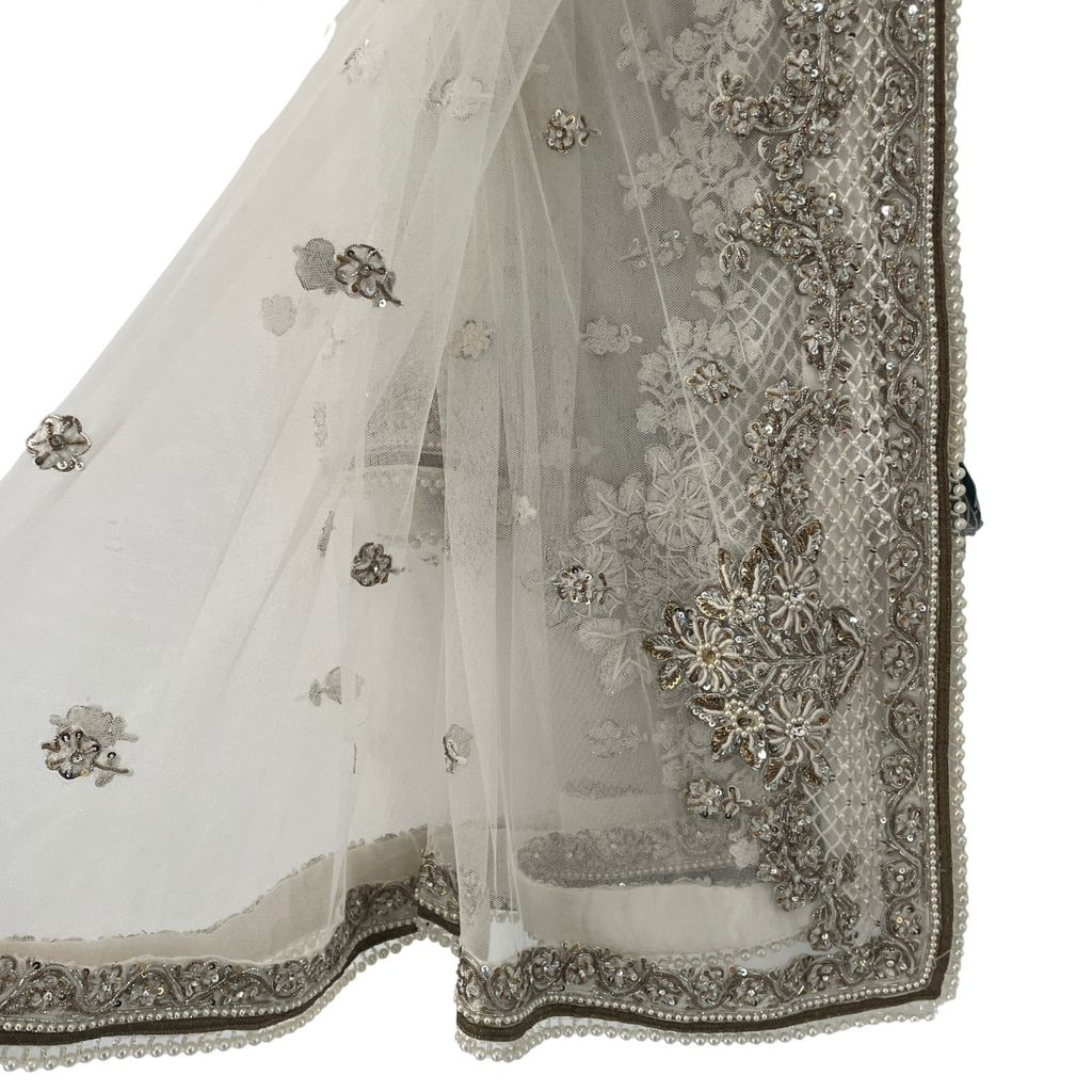 Rizwan Beyg White Bridal Limited Edition Outfit | Gently Used |