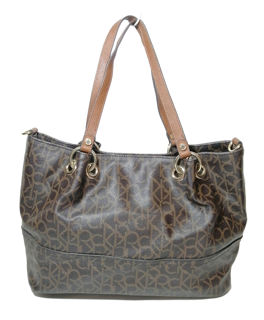 Calvin Klein Black Monogram Shoulder Bag 