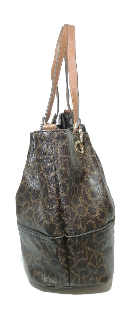 Calvin Klein Black Monogram Shoulder Bag 