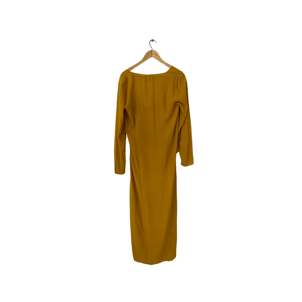 ZARA Yellow Cross-over High-low Top | Brand New |