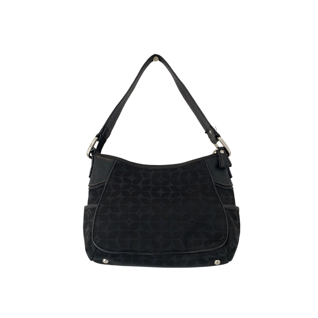 Fossil Black Canvas Shoulder Bag | Pre Loved |