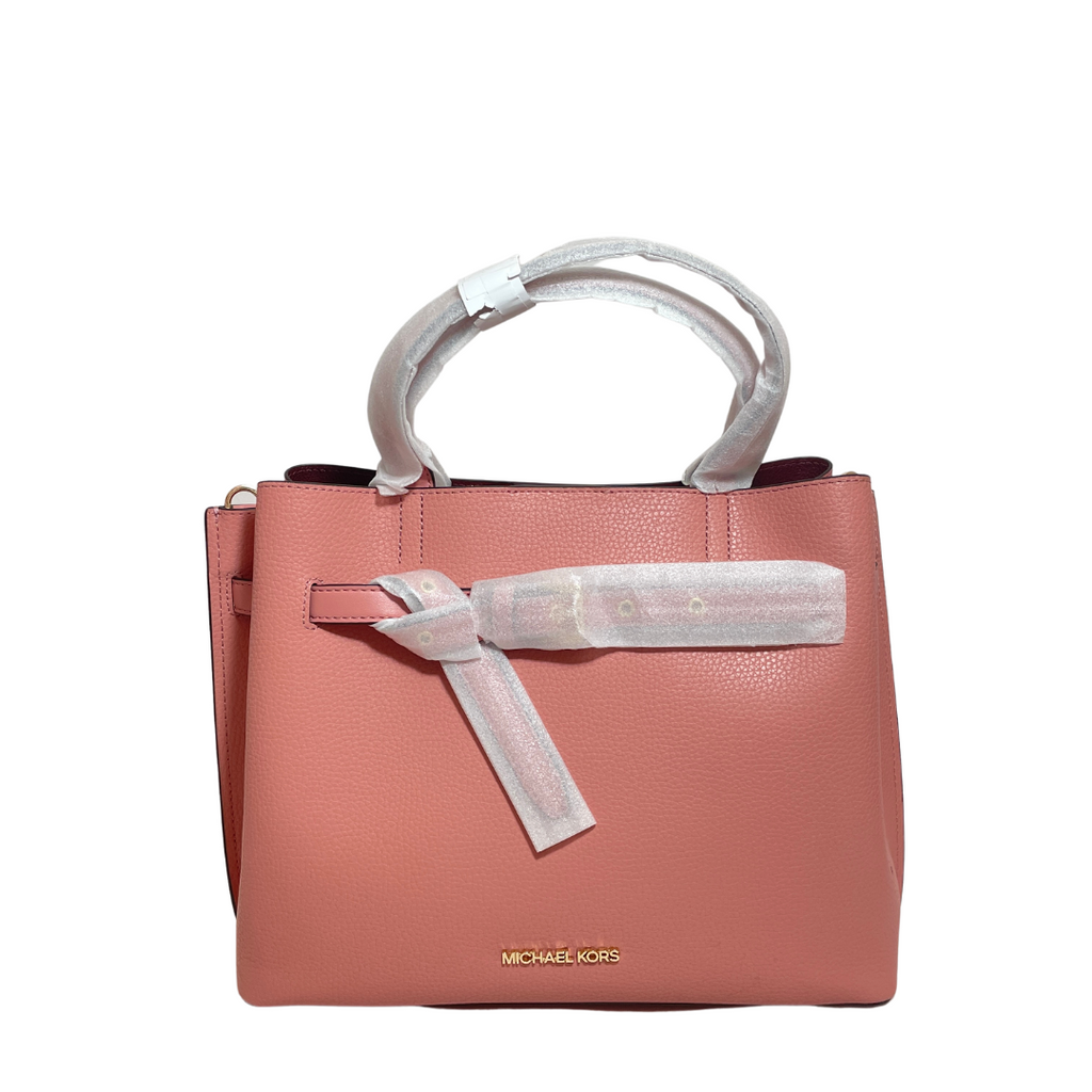Michael Kors 'Emilia' Sunset Rose Large Satchel | Brand New |
