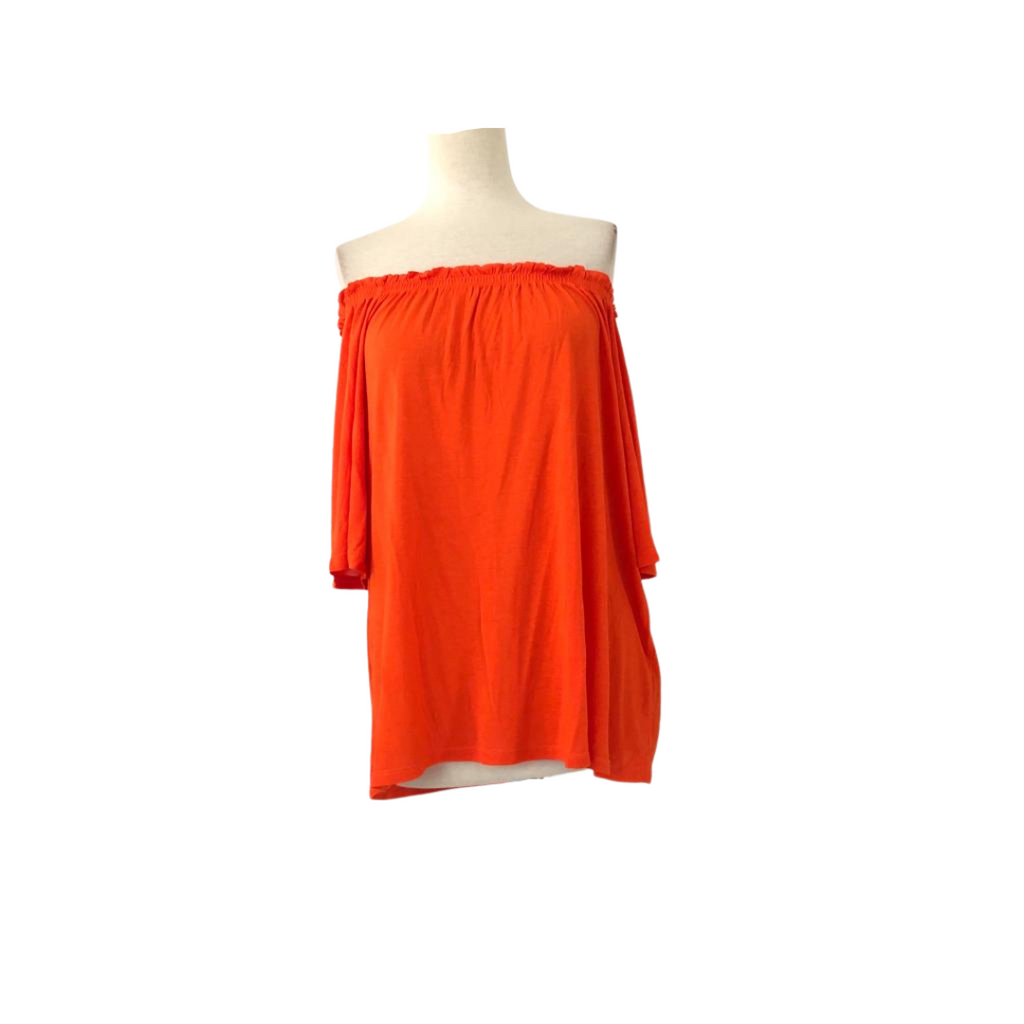 H&M Orange Off-Shoulder Top | Brand New |