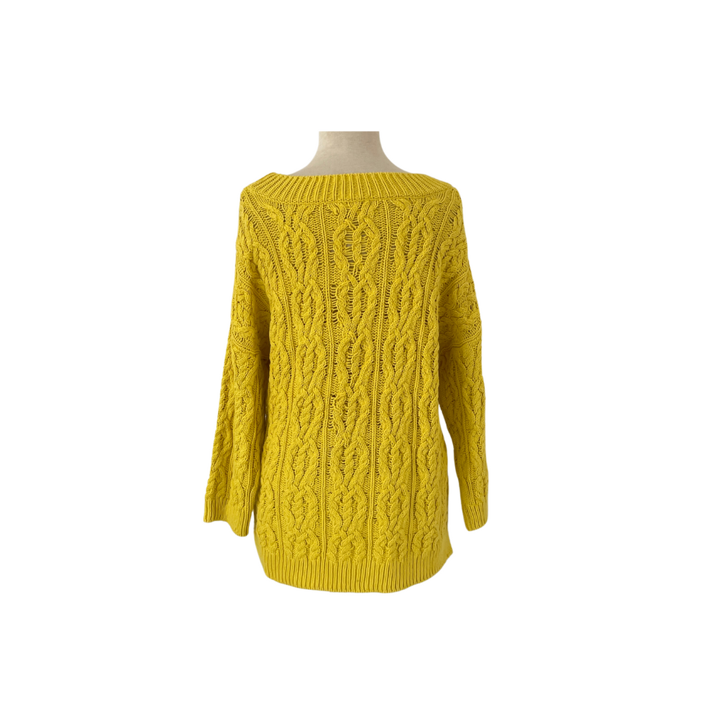 H&M Yellow Knit Sweater | Pre Loved |