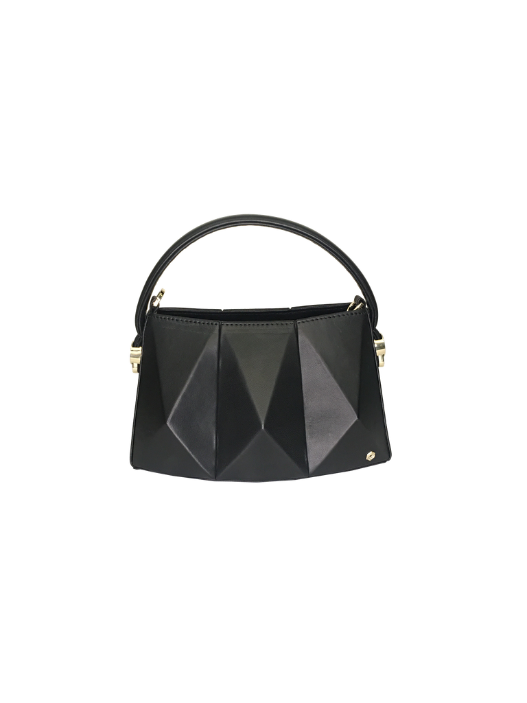 Warp Black Leather Mini Bag | Sample |