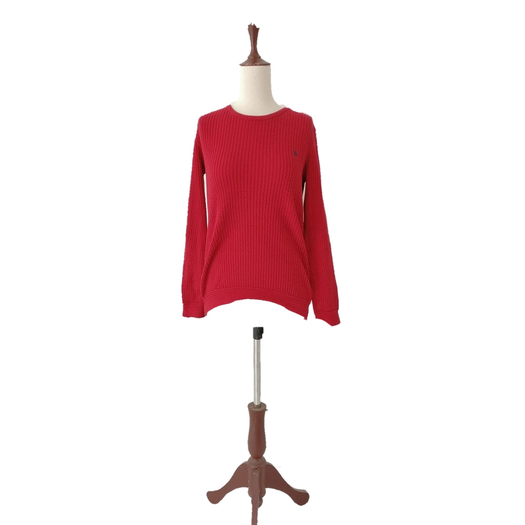 U.S Polo Association Red Sweater | Gently Used |