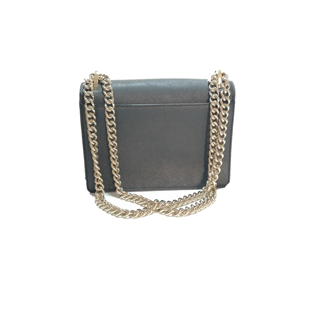 Kate Spade Black Textured Leather Shoulder Bag | Gently Used |