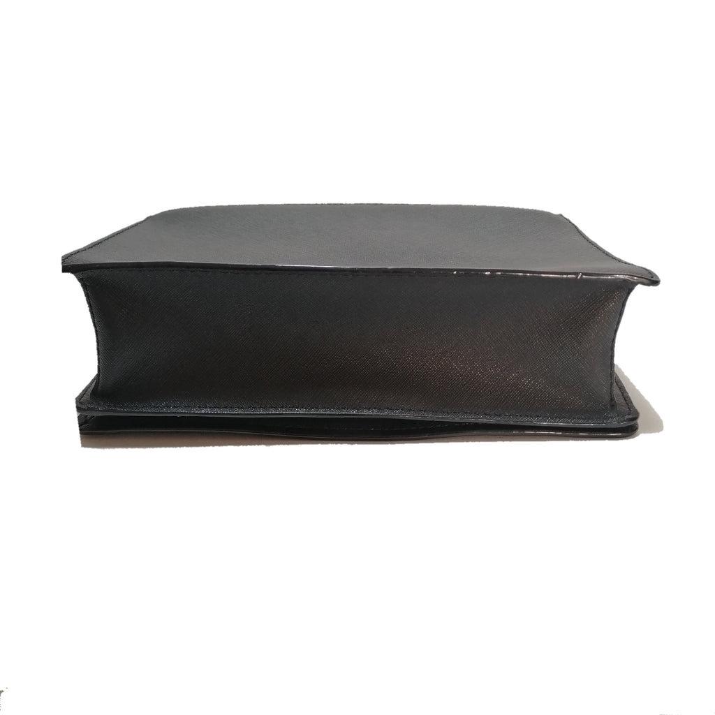 Kate Spade Black Textured Leather Shoulder Bag | Gently Used |