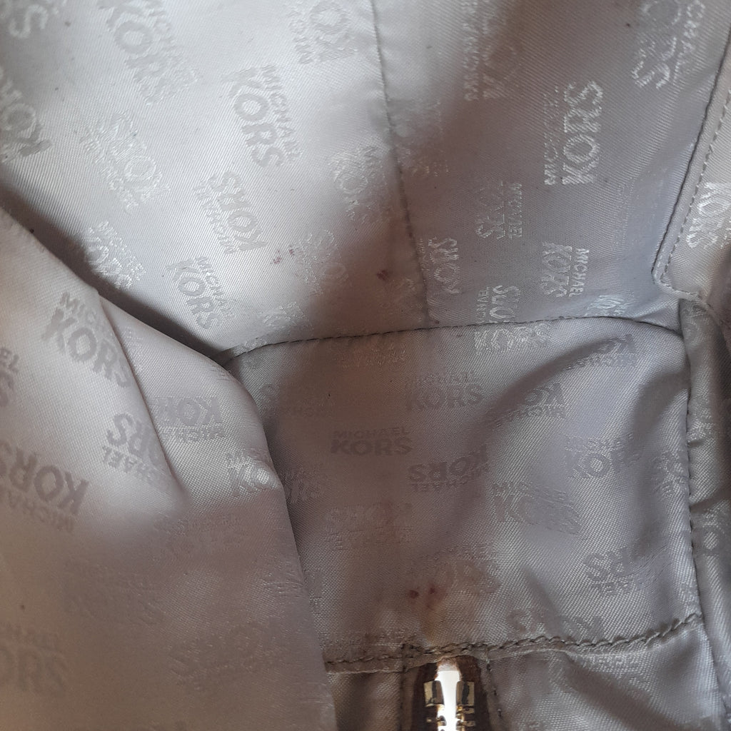 Michael Kors Tan Leather 'Sandrine' Convertible Satchel | Pre Loved |