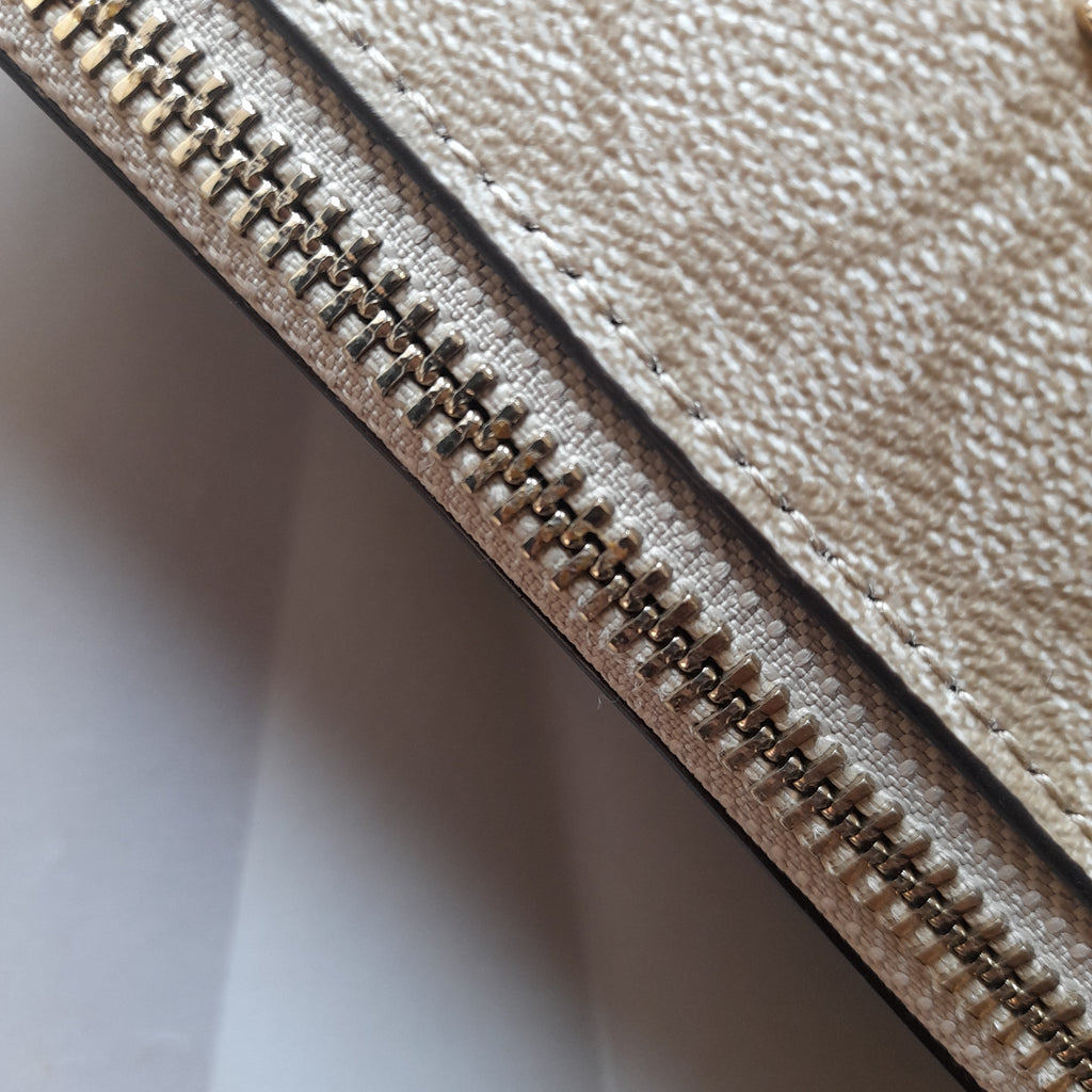 Coach Signature Collection Beige & White Tote | Brand New |
