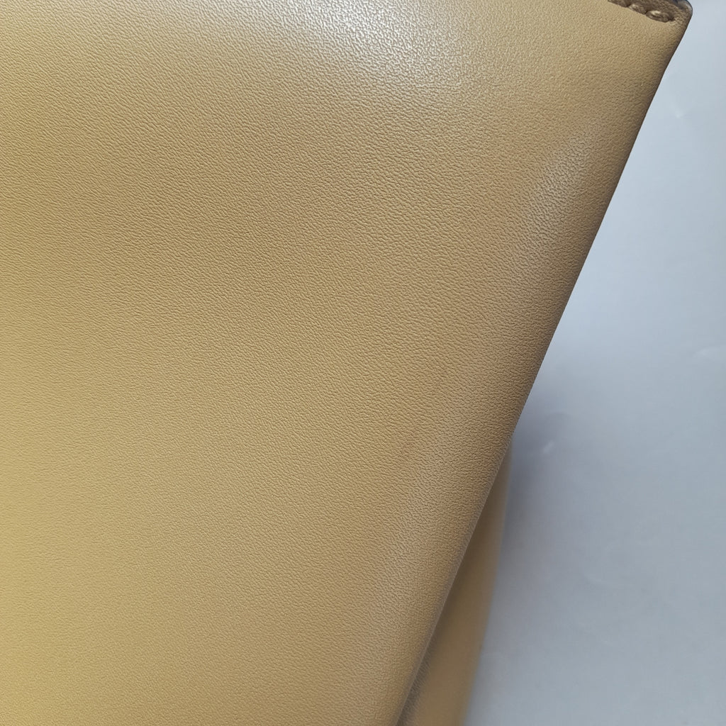 Charles & Keith Trapeze Large Khaki Shoulder Bag | Gently Used |