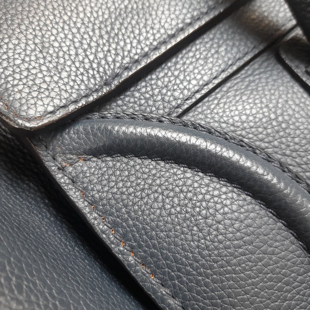 Celine Navy Luggage Leather Tote | Pre Loved |