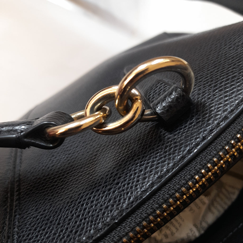 Coach Black Pebbled Leather Satchel | Gently Used |