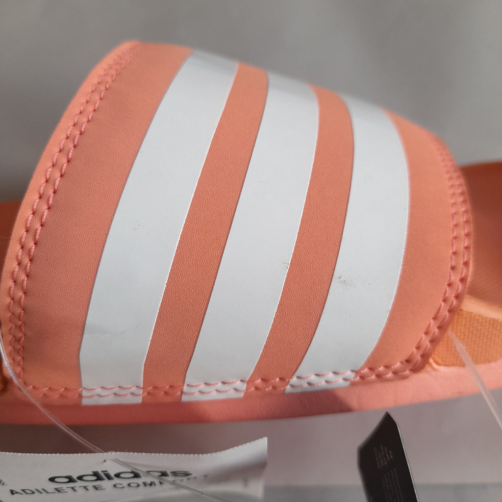 Adidas Peach Adilette Comfort Slides | Brand New |