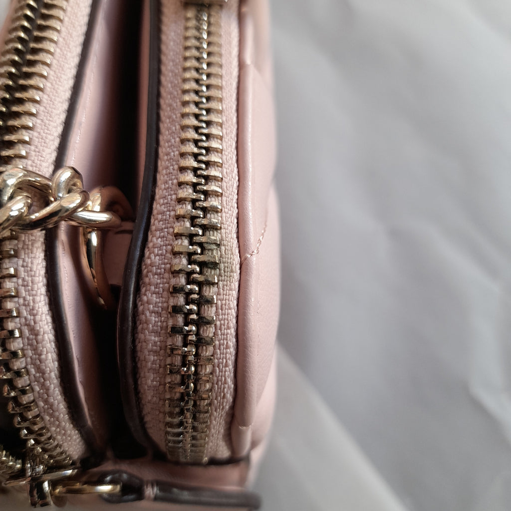 DKNY Pink Quilted 'Veronica' Crossbody Bag | Brand New |